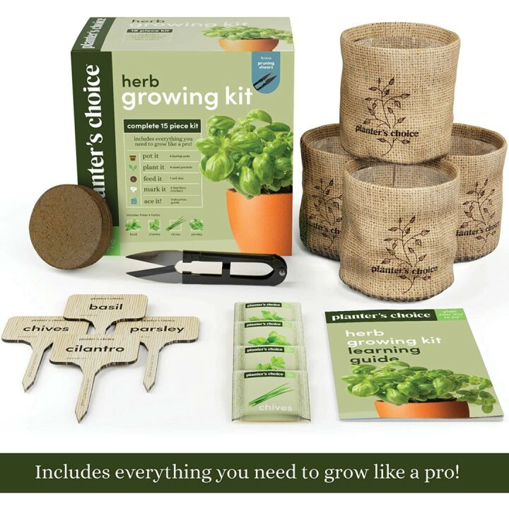 Indoor Herb Garden Starter Kit for Plant Lovers