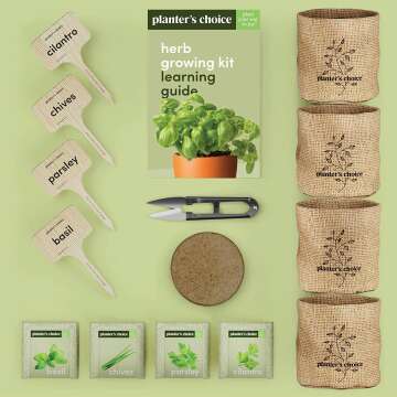 Indoor Herb Garden Starter Kit for Plant Lovers