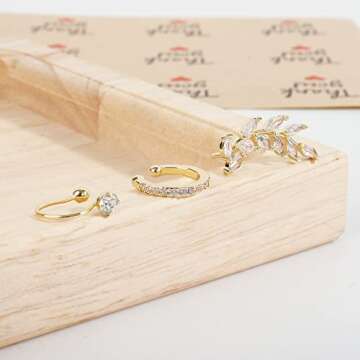 Trendy Non Piercing Ear Cuffs for Women Perfect Gift