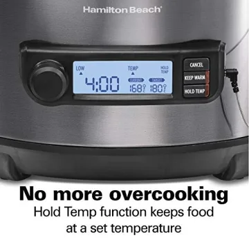 Hamilton Beach Digital Slow Cooker with Lid Lock