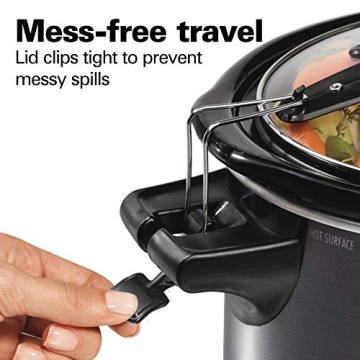 Hamilton Beach Digital Slow Cooker with Lid Lock