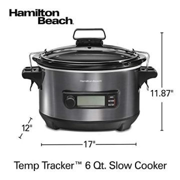 Hamilton Beach Digital Slow Cooker with Lid Lock