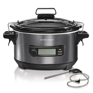 Hamilton Beach Digital Slow Cooker with Lid Lock