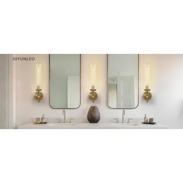 Joyunleo Brass Wall Sconces Stylish 19" Lighting Set