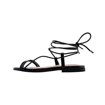 Stylish Drop Women's Samantha Strappy Lace-Up Sandal