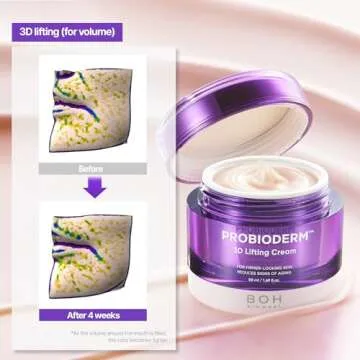 BIOHEAL BOH Probioderm Anti Aging Care Set | Advanced Korean Anti-Aging Moisturizer + Ampoule with 17-Peptide Complex & Patented Probioderm™ and Hydrogel Mask with Collagen Capsules for Smoother Skin