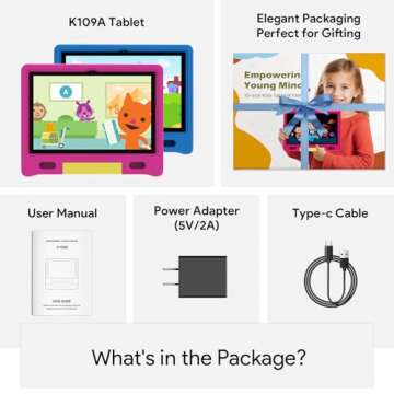 ApoloSign Toddler Tablet 10.1" for Kids with Case