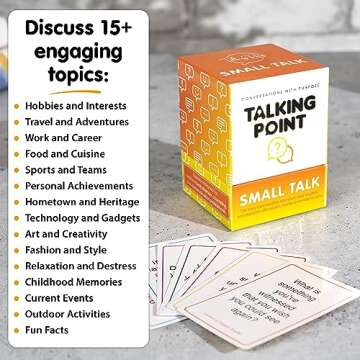 200 Ice Breaker Conversation Cards - Conversation Starters Friendly Small Talk Icebreakers for Friends, Coworkers, Family, Dates, & Acquaintances - Fun for Parties, Road Trips, Vacation Game Night