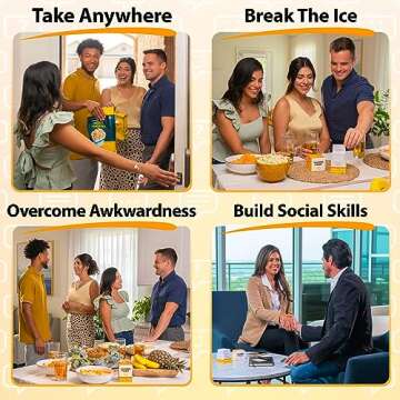 200 Ice Breaker Conversation Cards - Conversation Starters Friendly Small Talk Icebreakers for Friends, Coworkers, Family, Dates, & Acquaintances - Fun for Parties, Road Trips, Vacation Game Night