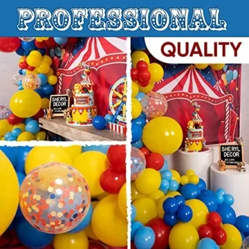 ALL-IN-1 Circus Balloons Arch Kit for Party Decorations