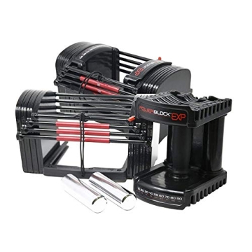 PowerBlock Adjustable Dumbbells, Expandable Fitness Equipment
