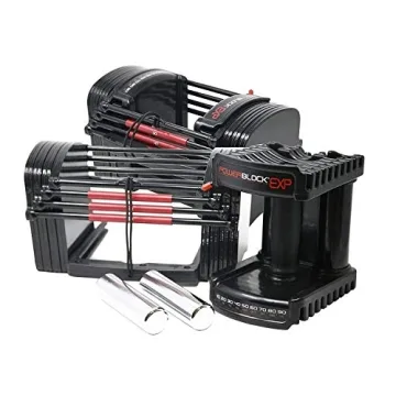 PowerBlock Adjustable Dumbbells, Expandable Fitness Equipment