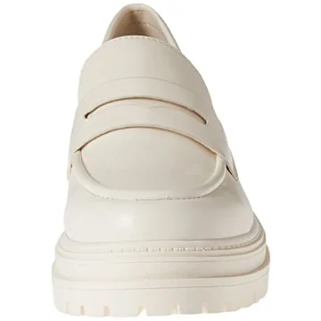 Staples by The Drop Ryan Lug Sole Loafers Cream Comfort