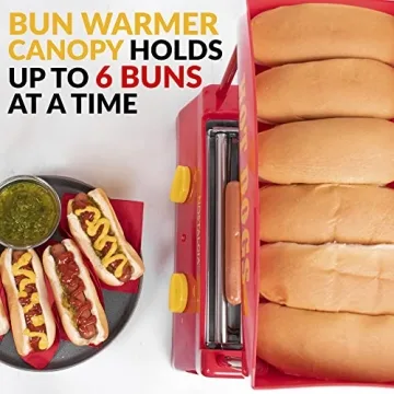 Nostalgia Hot Dog Roller - Cook Up to 8 Hot Dogs!