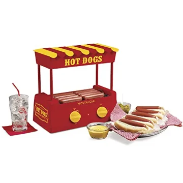 Nostalgia Hot Dog Roller - Cook Up to 8 Hot Dogs!