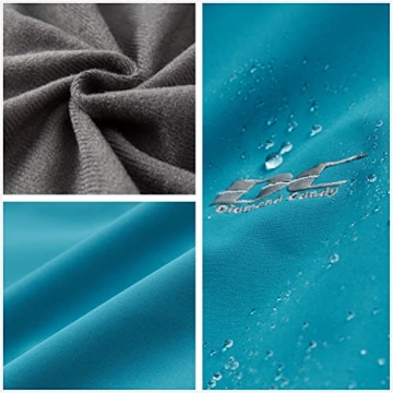 Diamond Candy Women's Waterproof Rain Jacket with Hood Lightweight Outdoors Raincoat