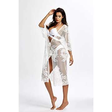 Chic Women's Bathing Suit Kimono Beach Cover Up
