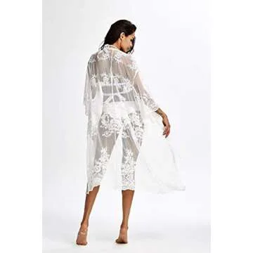 Chic Women's Bathing Suit Kimono Beach Cover Up