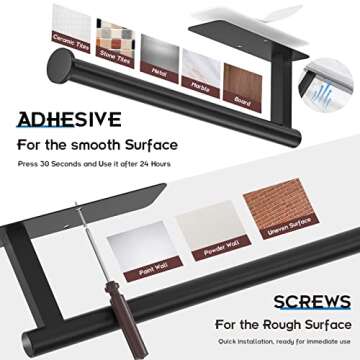 Stylish Wall Mount Paper Towel Holder for Kitchen