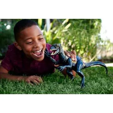 Jurassic Dino Track 'N Attack Indoraptor Action Figure with Augmented Reality Features