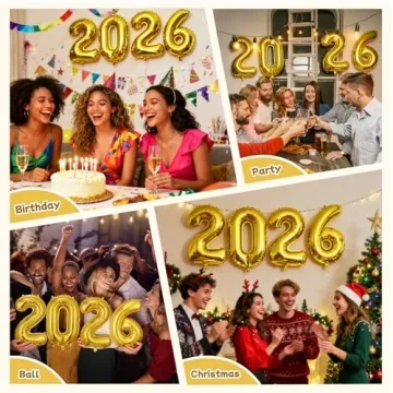 2026 Balloons - Perfect for New Year & Graduation Parties