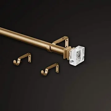 Stylish and Durable MODE Premium Curtain Rod Set