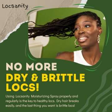 Locsanity Daily Moisturizing Refreshing Spray for Locs, Dreadlocks - Rose Water and Peppermint Hair Scalp Moisturizer, Dreadlock Spray - Natural Loc Care and Maintenance (8oz)