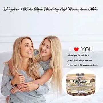 Inspirational Tree of Life Leather Bracelet for Women