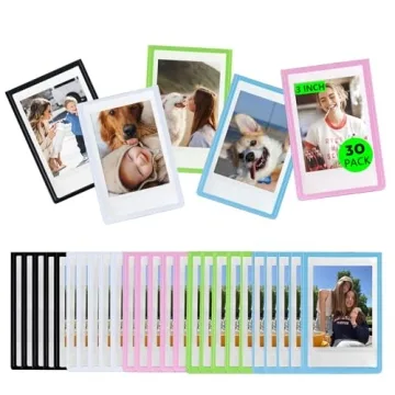 WOGOZAN 2x3 Magnetic Frames for Instax Mini Photos - 30 Pack