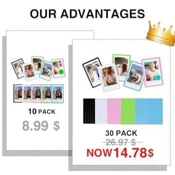 WOGOZAN Magnetic Picture Frames for Fujifilm Instax Mini Photos