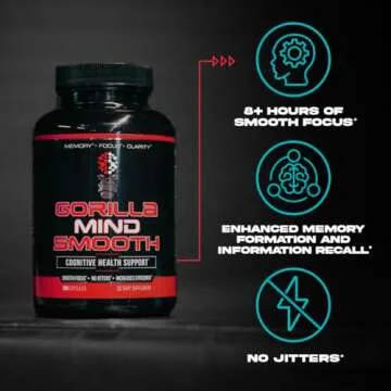 Gorilla Mind Smooth Nootropic - Focus & Memory Support