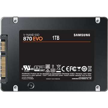 Samsung Internal SSD for Faster Computing Power