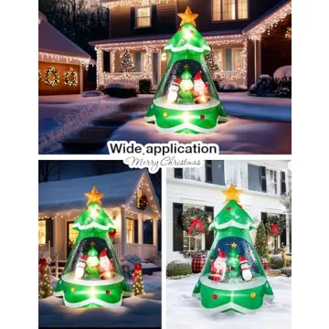 7FT Christmas Inflatable Tree with LED Lights