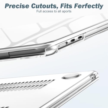 B BELK Clear MacBook Air Case 2010-2017 with Accessories