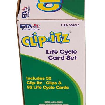 hand2mind Clip-itz Life Cycle Card Set