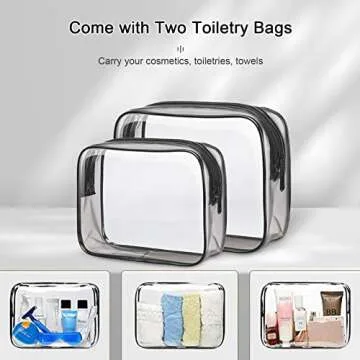 Sinaliy Large Travel Backpack for Women Men, Expandable 40L Carry On Backpack, 17 Inch Laptop Backpack College Bookbag, Waterproof Travel bag as Person Item Flight Approved