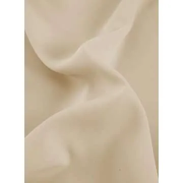 Dokotoo Womens Fashion Casual Tops Fall Outfits for Women 2024 Long Sleeve Shirts for Women Crewneck Solid Color Elegant Cute Chiffon Blouses Clothes Khaki Medium