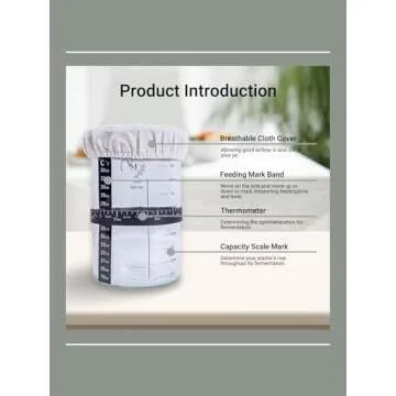 Virtuously made Bread Proofing Basket, Round 9 inch Sourdough starter kit, Proofing Basket for Bread baking, Bread Making Supplies Tools, Banneton Basket Gift Set, Medium, Natural, VM-SDSK-10