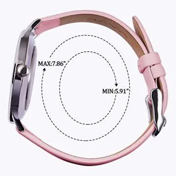 VAVC Nurse Watch for Medical Students,Doctors,Women with Second Hand and 24 Hour. Easy to Read Watch