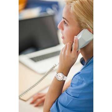 VAVC Nurse Watch for Medical Students,Doctors,Women with Second Hand and 24 Hour. Easy to Read Watch