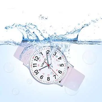 VAVC Nurse Watch for Medical Students,Doctors,Women with Second Hand and 24 Hour. Easy to Read Watch