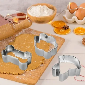 Dog Cookie Cutters Set for Baking Dog Themed Treats
