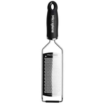 Microplane Gourmet Series Hard Cheese Grater (Fine, Black)