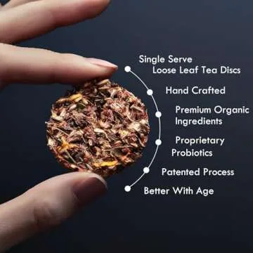 iLOLA The Beginning | Tea Disc Set | Oprah’s Favorite Things 2022 | Organic Loose Leaf Probiotic Tea | Stainless Steel Infuser | Gift Box Set (Gift Box Set 1)