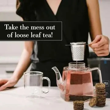 iLOLA The Beginning | Tea Disc Set | Oprah’s Favorite Things 2022 | Organic Loose Leaf Probiotic Tea | Stainless Steel Infuser | Gift Box Set (Gift Box Set 1)