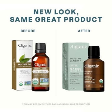 Cliganic Organic Peppermint Essential Oil for Aromatherapy