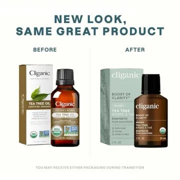 Cliganic Organic Peppermint Essential Oil for Aromatherapy