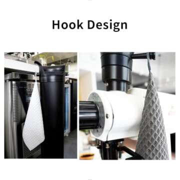 Barista Micro Cloth 4 Pack - watchget Microfiber Barista Cleaning Towels Coffee Cleaning Accessories for Espresso Machine, Steam Wand, Countertop, Kitchen Dish Cloth Waffle Weave Brown(12"x12")