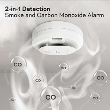 Kidde Hardwired Smoke & Carbon Monoxide Detector with Voice Alerts and Battery Backup