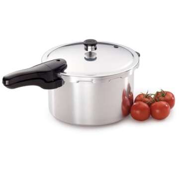 Presto 8-Quart Aluminum Pressure Cooker for Fast, Healthy Meals